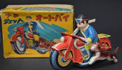 米澤玩具 少年ジェット オートバイ	箱付・美品